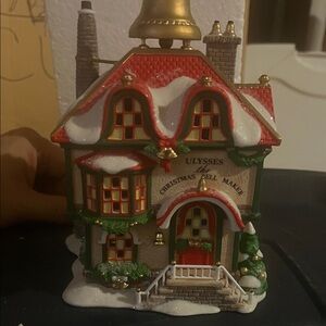 Department 56 Special Edition Christmas House with Red and White Accents